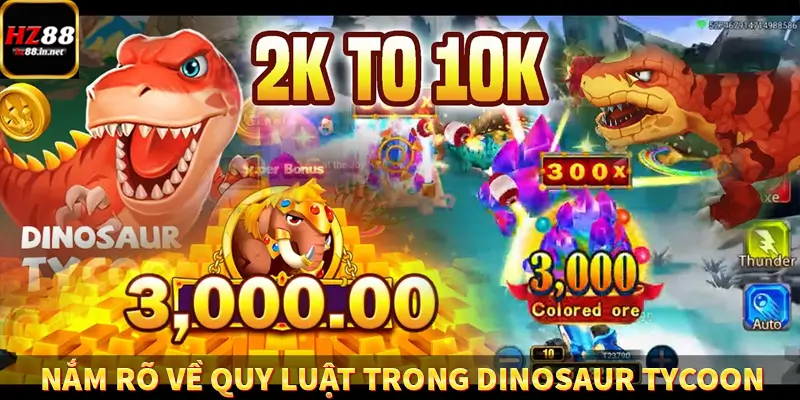 Nắm rõ về quy luật trong Dinosaur Tycoon