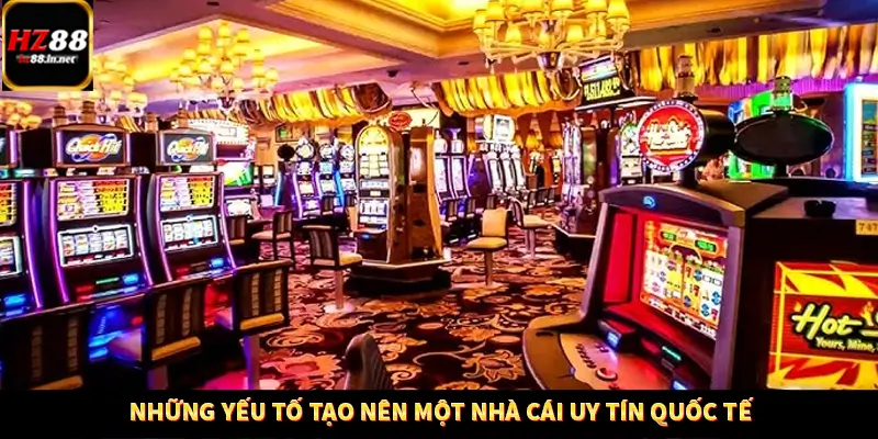 Những yếu tố tạo nên một nhà cái uy tín quốc tế