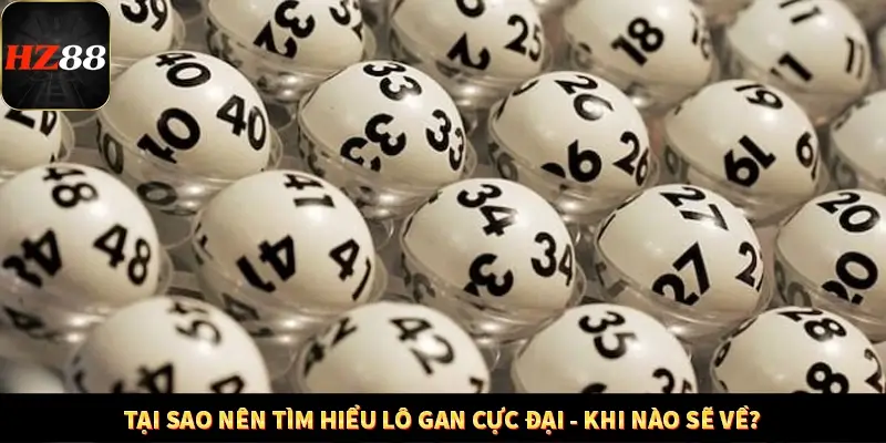 Tại sao nên tìm hiểu lô gan cực đại - khi nào sẽ về?