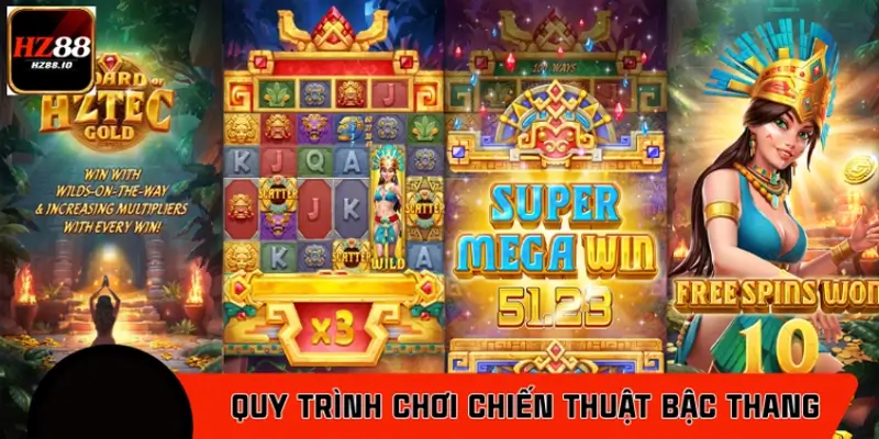 Quy trình thực hiện chơi nổ hũ theo chiến thuật bậc thang